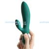 Vibrador con estimulador de clitoris siliconado